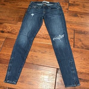 Hollister zip leg jeans